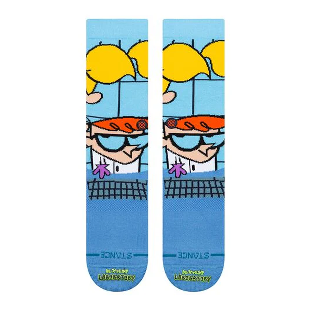 Stance X Cartoon Network Dexters Crew Socks Blue Large Uk7-11