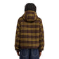 Element Dulcey Fuzzy Check Hooded Bomber Jacket Brushed Plaid Mole