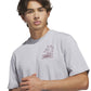 Adidas Skateboarding Gonz Not Amused T-Shirt Halo Silver Shadow Red