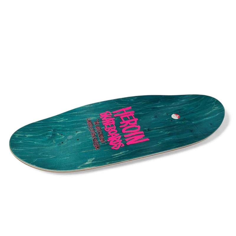 Heroin Skateboards Watermelon Egg Skateboard Deck 13.5"