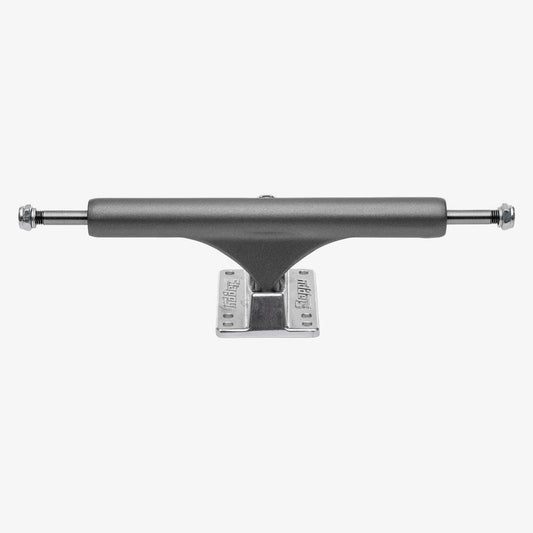 Slappy ST1 Hollow Lights Skateboard Trucks 6 Hole Baseplate Gunmetal 9"