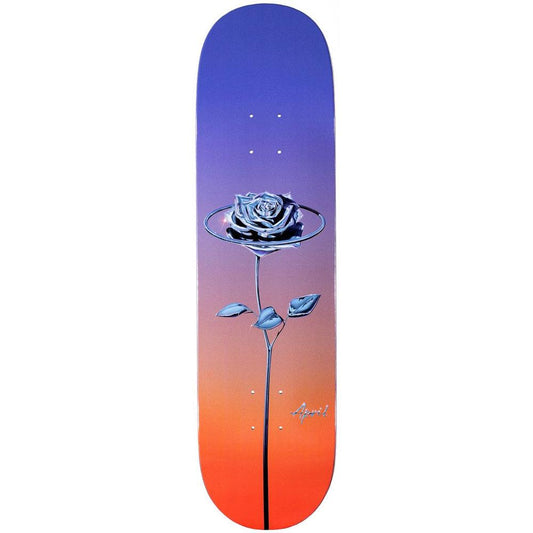 April Skateboards Chrome Rose Purple Orange Skateboard Deck 8.5"