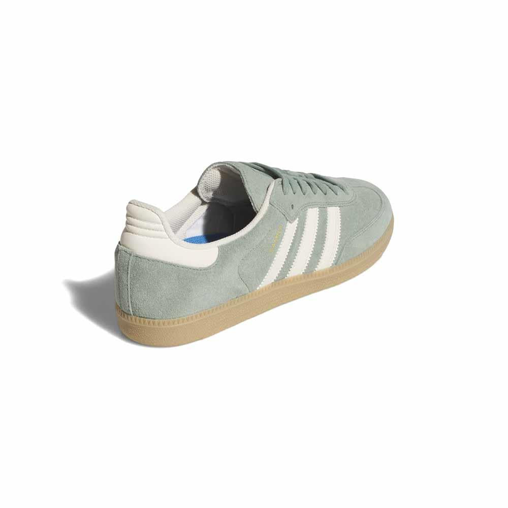 Adidas Skateboarding Samba ADV Green White Gold Mettalic Skate Shoes Black Sheep Store