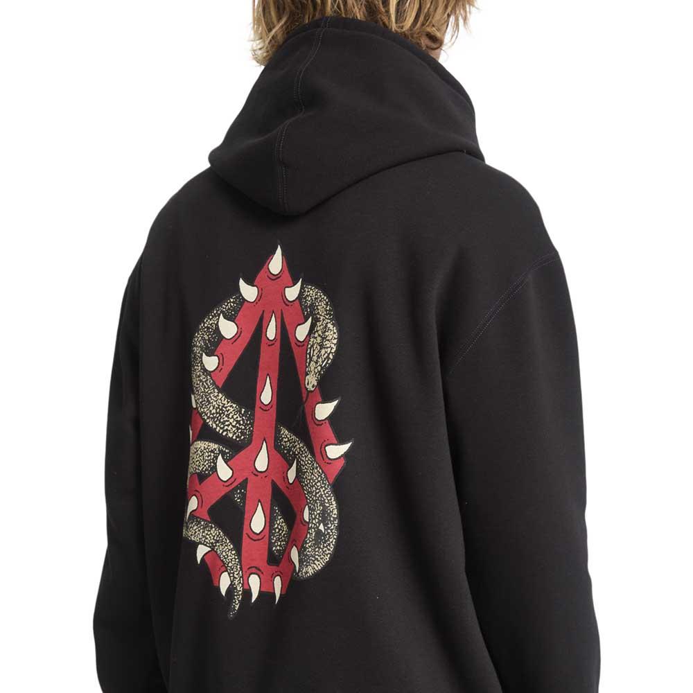 Volcom Watanite Pullover Hooded Sweatshirt Black 25