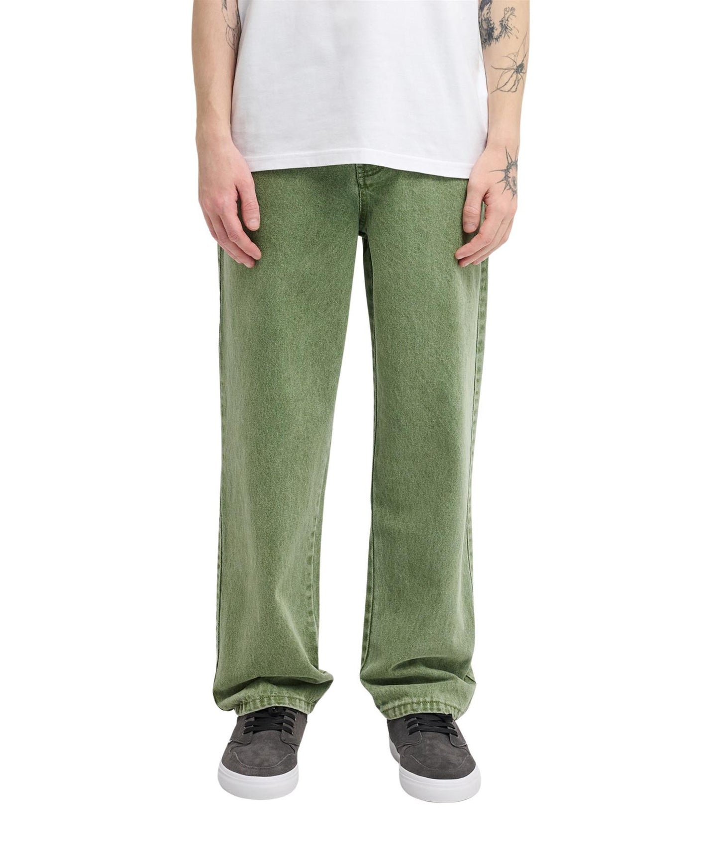 Element Relax 5 Relaxed Fit Denim Jeans Deep Forest Green