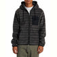 RVCA Hawthorne Hooded Zip Fleece Open Grey