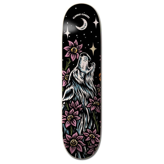 Element Timber Late Bloomers Wolf Skateboard Deck 8"