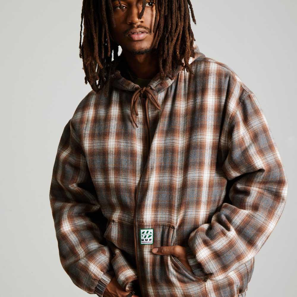 Huf Durango Work Jacket Dark Brown