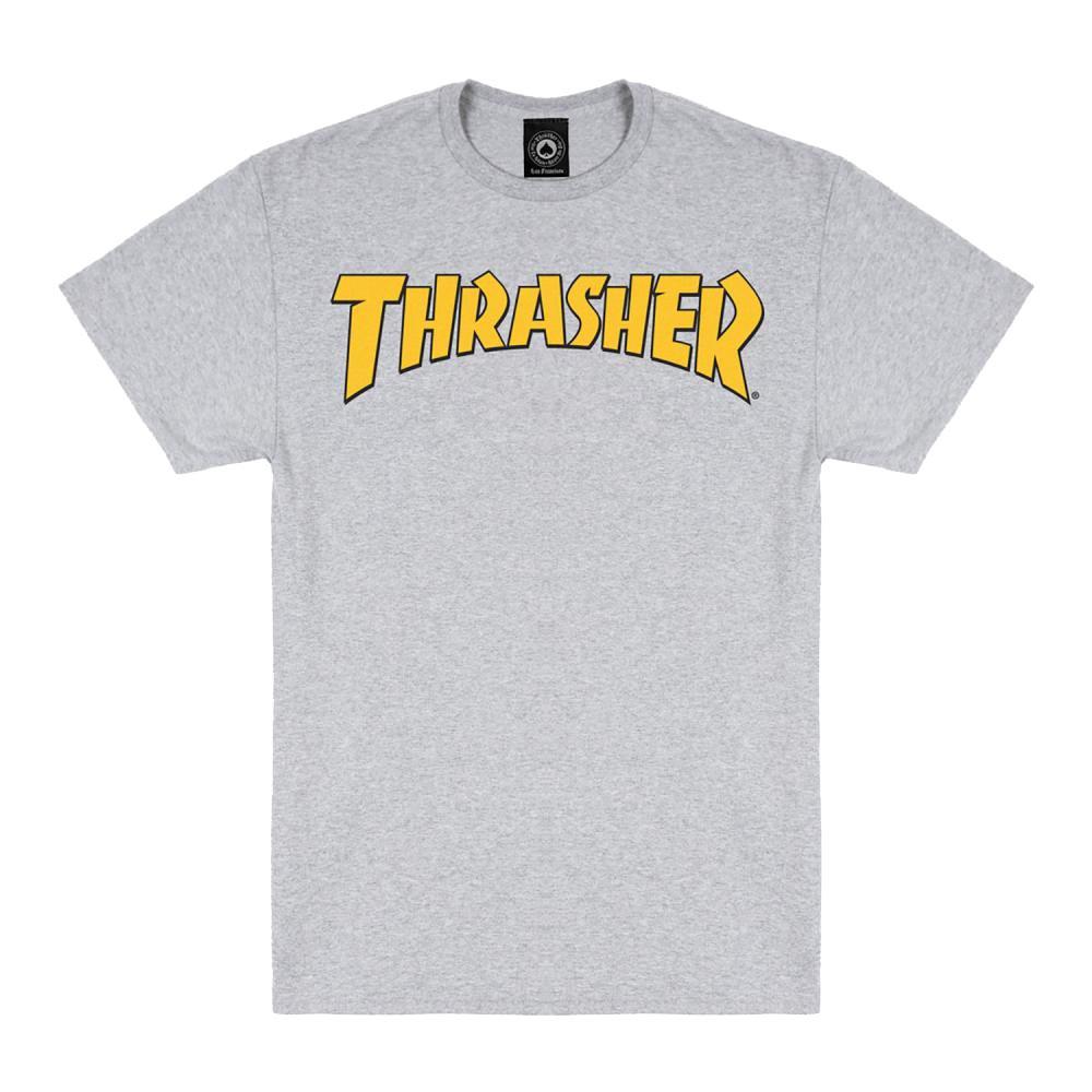 Thrasher Magazine Cover Logo T-Shirt Ash Grey