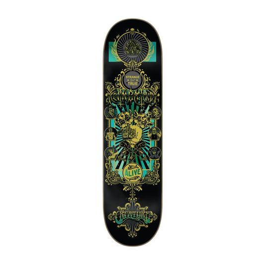 Creature Pro Skateboard Deck Baekkel Sideshow Black Green 8.25"