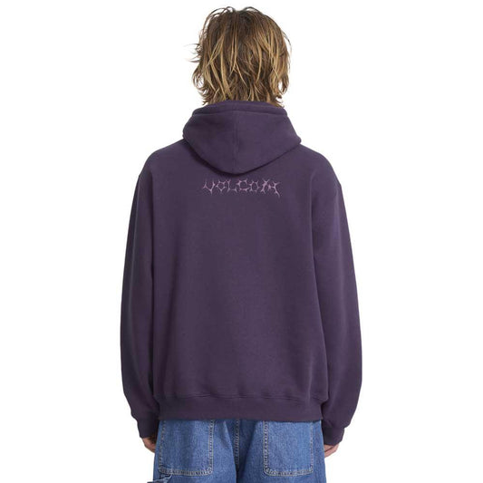 Volcom Watanite Pullover Hooded Sweatshirt Dark Purple