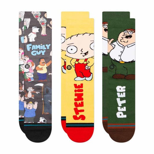 Stance Socks Family Guy Values 3 Pack Multi Large