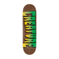 Creature Team Skateboard Deck Logo Stumps Assorted Black Yellow Green 8.51"