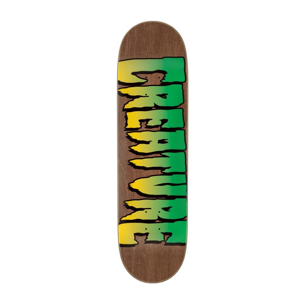 Creature Team Skateboard Deck Logo Stumps Assorted Black Yellow Green 8.51"