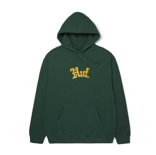 HUF Noble Pullover Hooded Sweatshirt Forest Green