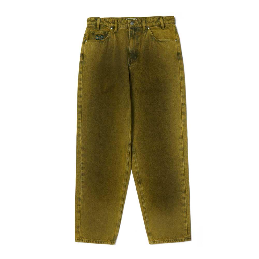 Huf Cromer Washed Pants Tarragon Yellow