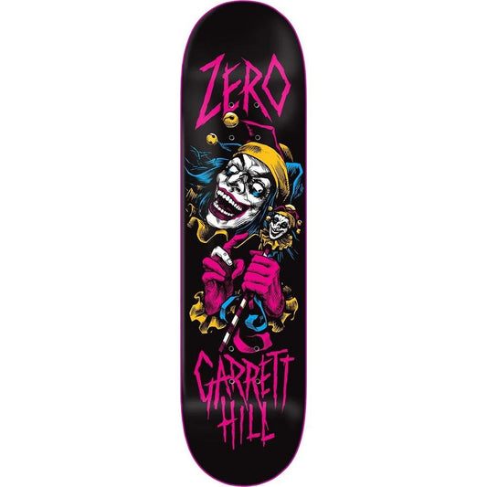 Zero Hill Jester 30 Year Reissue Resin7 Dipped Neon Pink Skateboard Deck 8.25"