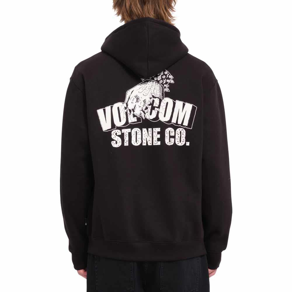 Volcom Watanitte Zip Hooded Sweatshirt Black