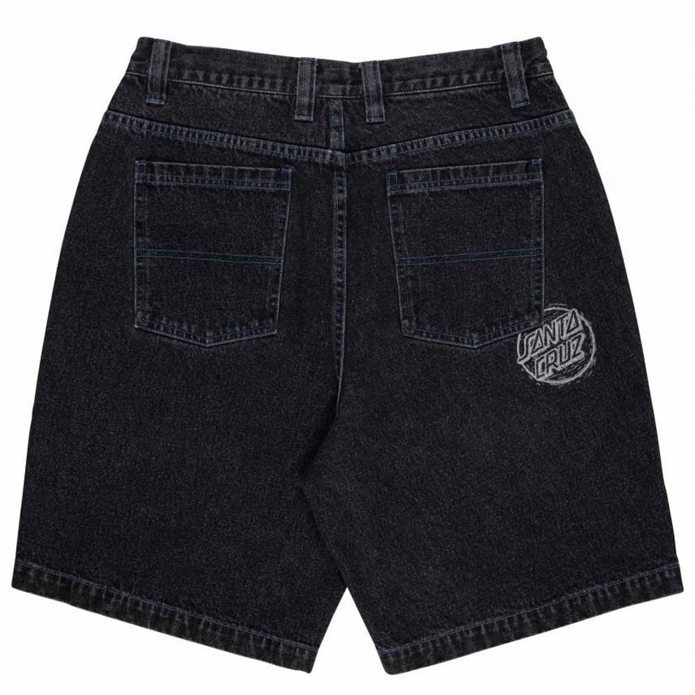 Santa Cruz Stamped Big Shorts Black