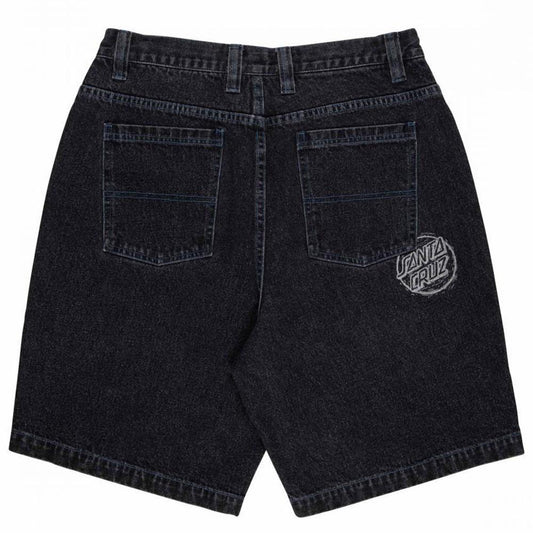 Santa Cruz Stamped Big Shorts Black