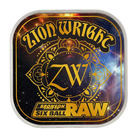 Bronson Speed Co. Skateboard Bearings Zion Wright Pro 6-Ball Raw Silver Orange