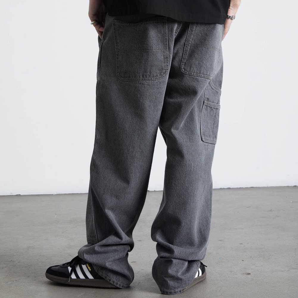 Huf Kinda Loose Double Knees Pants Frost Gray