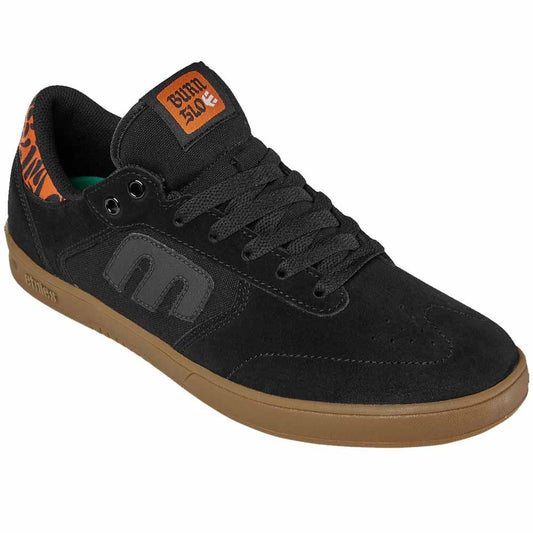 Etnies Windrow X Burn Slow Black Orange Skate Shoes