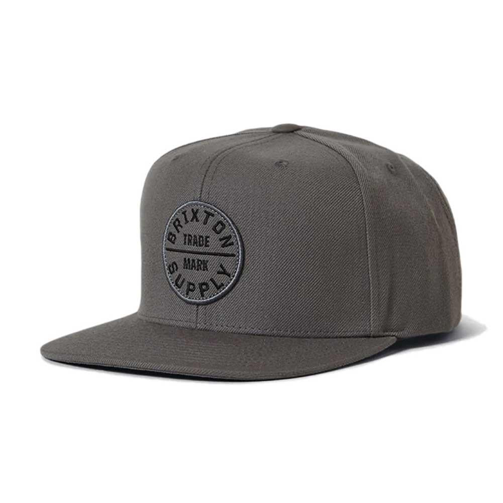 Brixton OATH III Snapback Cap Charcoal One Size