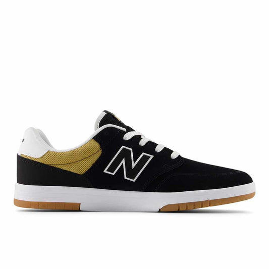 New Balance Numeric 425 Black White Tan  Skate Shoes