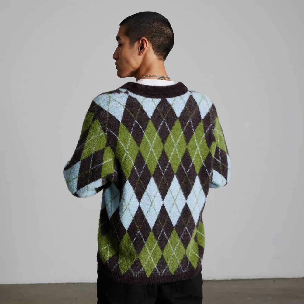 Huf Cooper Mohair Sweater Dark Brown