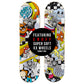 Enuff Meltworld Mini Dazed Complete Skateboard Super Soft 85A Wheels 7.25"