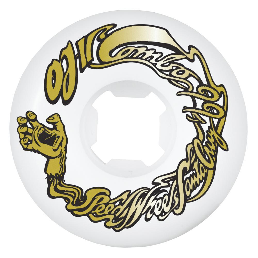 OJ Skateboard Wheels Combos 99a White 60mm