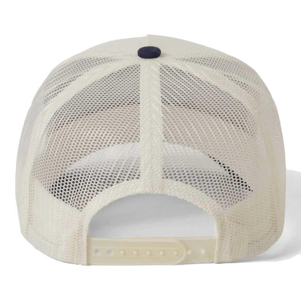 Brixton Hubal Netplus Trucker Cap Off White Midnight Blue