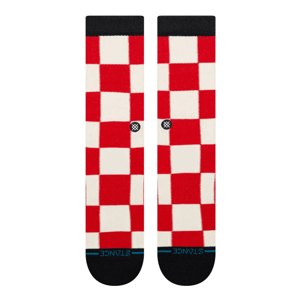 Stance Chaturanga Crew Socks Red Large Uk7-11