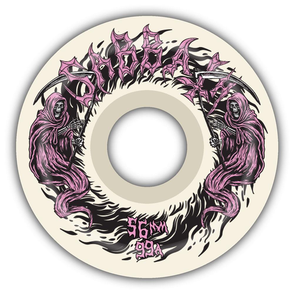 Sabbath Skateboard Wheels Death Wizard II 56mm Conical Devil's Formula Wheel 99a