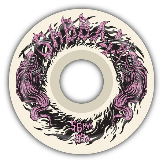 Sabbath Skateboard Wheels Death Wizard II 56mm Conical Devil's Formula Wheel 99a