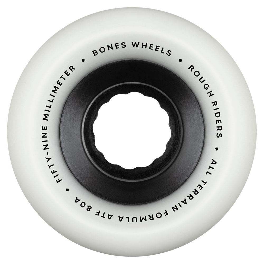 BONES Wheels SP26 All Terrain Formula Rough Riders ATF 59mm 80A White
