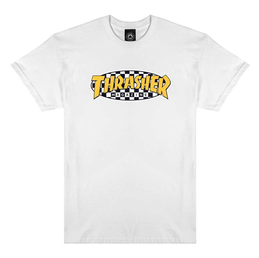 Thrasher Checkered Oval T-Shirt White