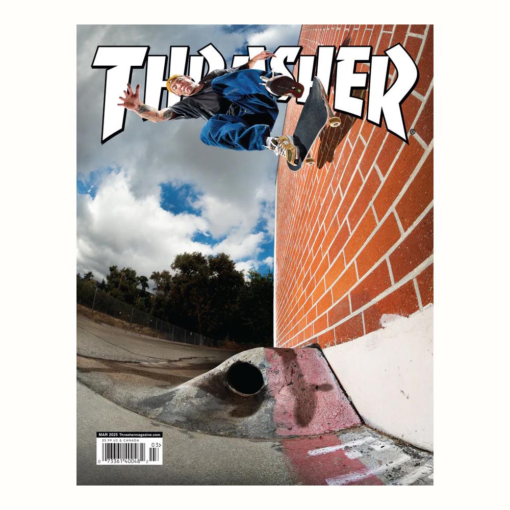 Thrasher Magazine March 2025 Issue 536 Andrew Reynolds Cover