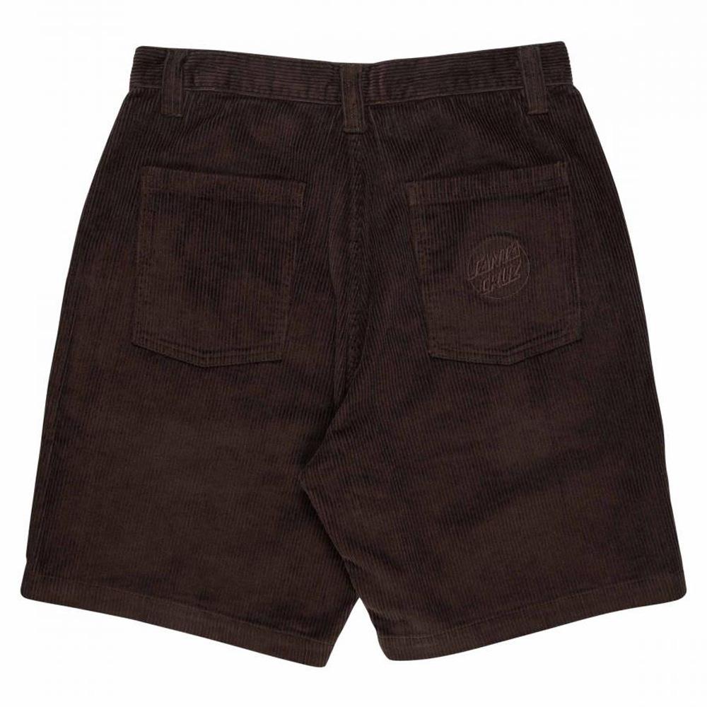 Santa Cruz Opus Dot Workwear Shorts Coffee Brown