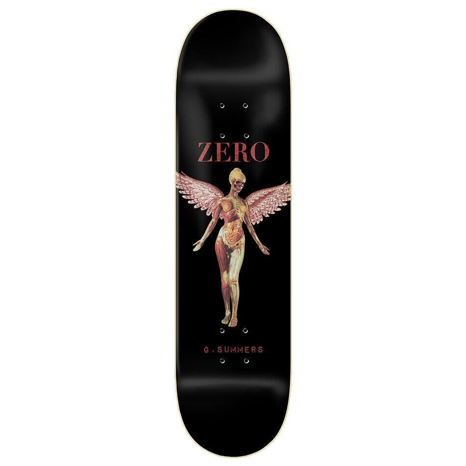 Zero Skateboard Deck Summers  Anatomy Special Edition Black 8.25"
