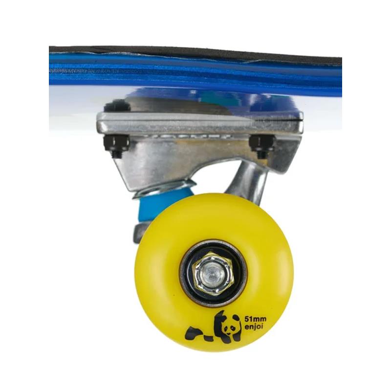 Enjoi Panda FP Soft Top Factory Complete Skateboard Blue 7''