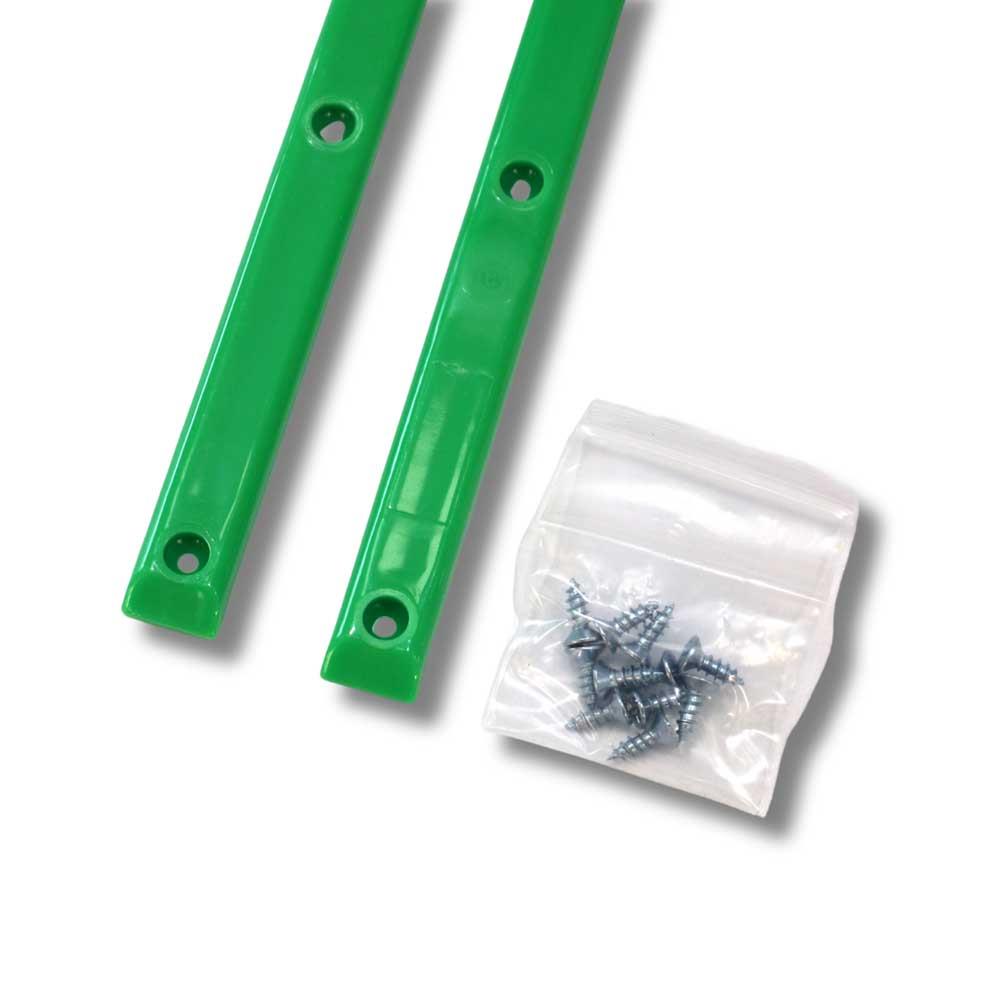 G-Tool Skateboard Rails 2 Pack Low Profile Green