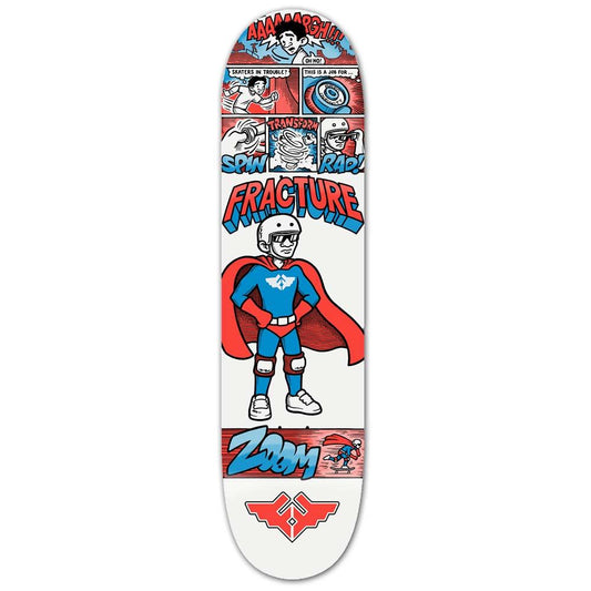 Fracture x Jon Horner Fracture Man Skateboard Deck Multi 8"