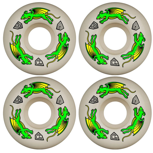 Powell Peralta Dragon Skateboard Wheels Formula Nano Rats 52mm x 30mm 97A