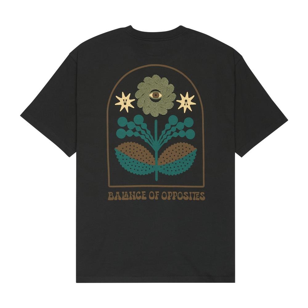 RVCA Iris Short Sleeve T-Shirt Pirate Black