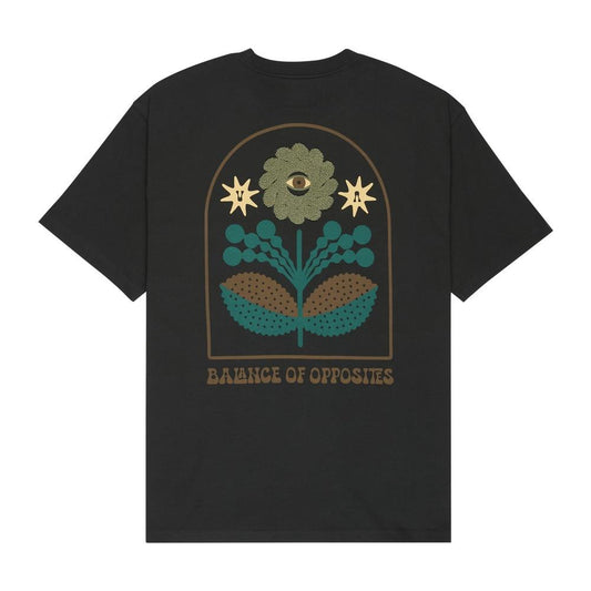 RVCA Iris Short Sleeve T-Shirt Pirate Black