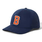 Brixton Big B Mp Adjustable Cap Midnight One Size Blue Orange