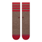 Stance Sock Monkey Crew Socks Brown Large Uk7-11