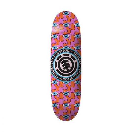 Element Pro Skateboard Deck Sight Vitoria Mendonca Multi 9"